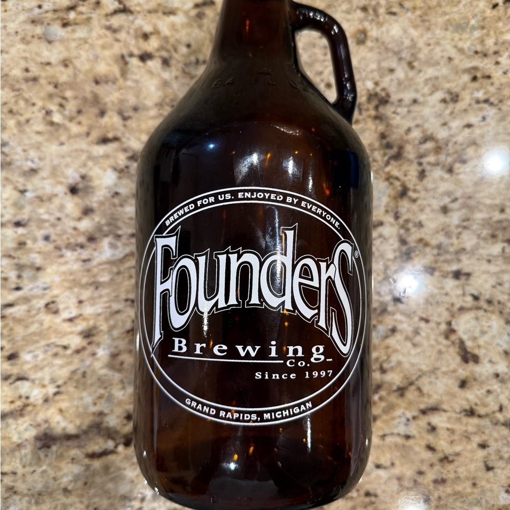 Founders Brewing 64fl oz Brown Glass Growler - Brown